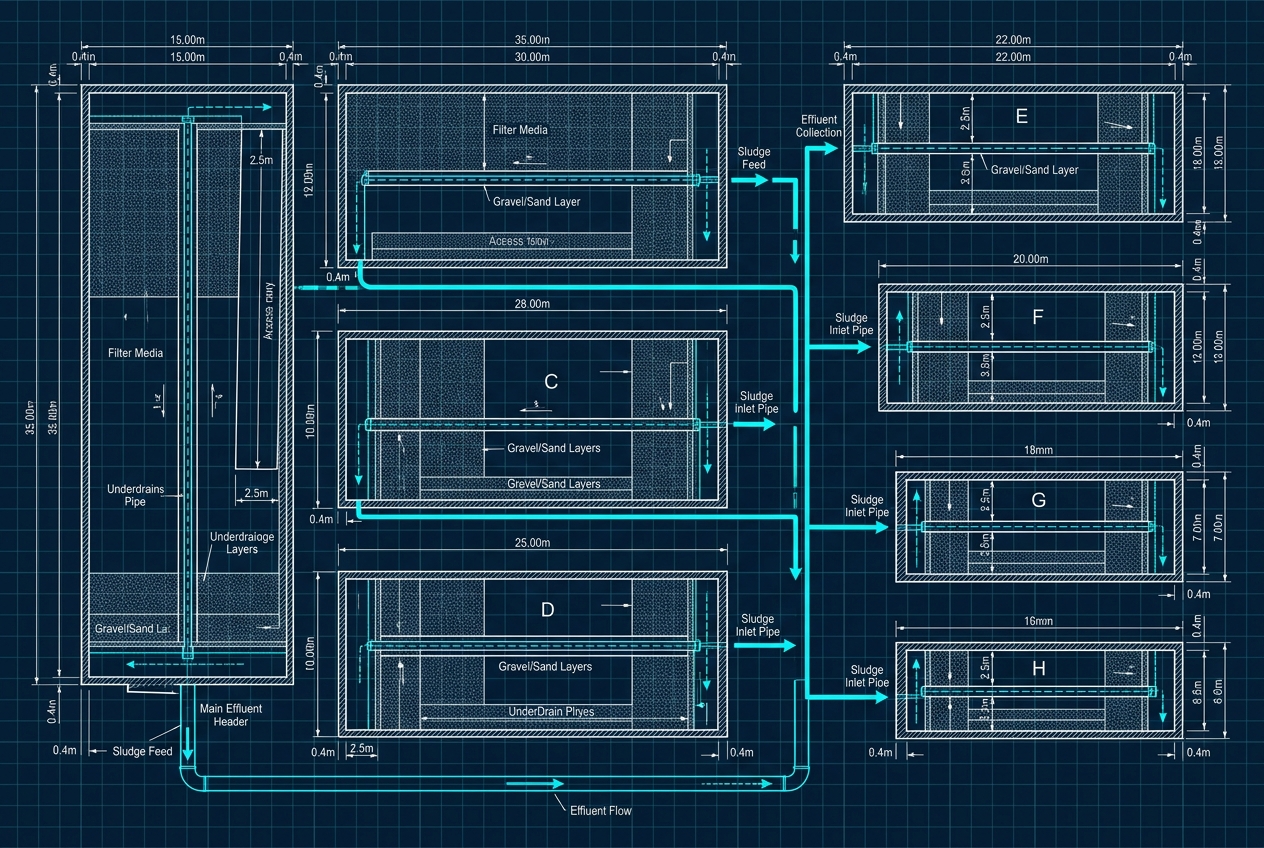 How to Size a Sludge Dewatering Filter Bed for Your WWTP